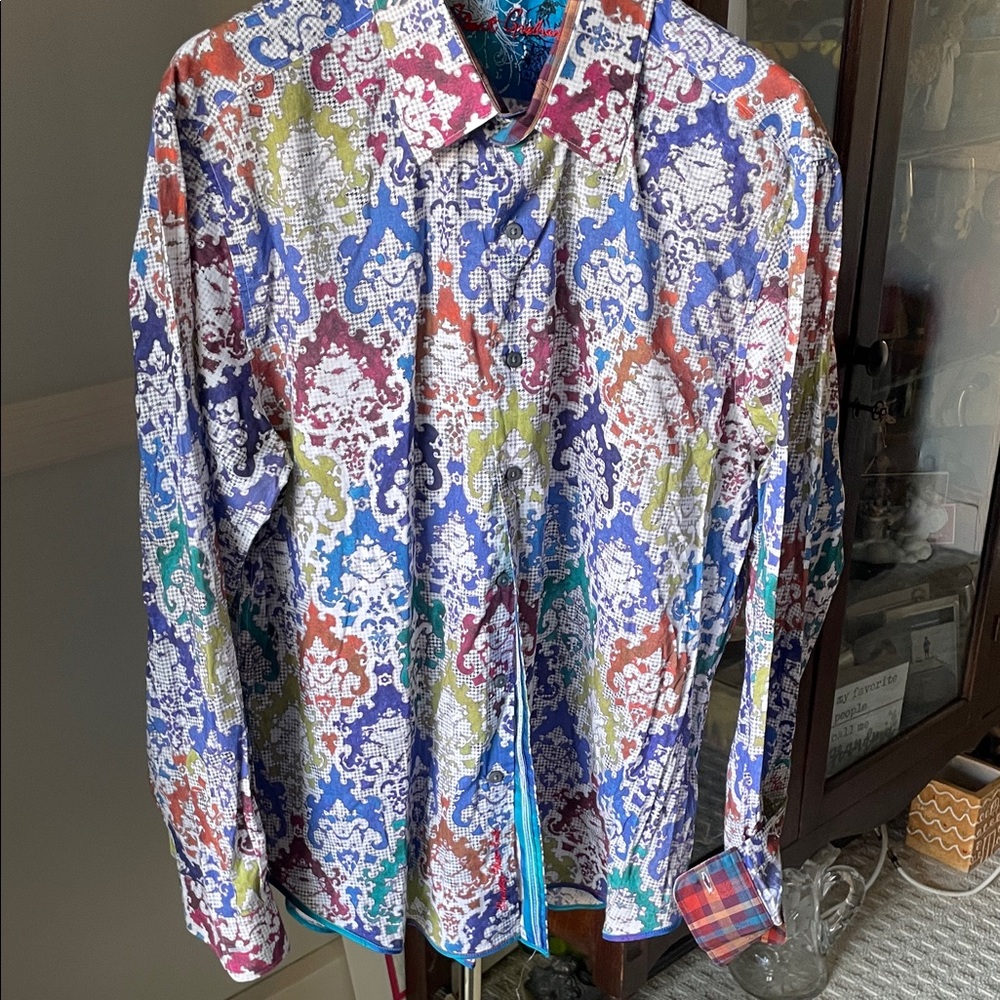 Robert Graham Multicolor Paisley Men's Shirt